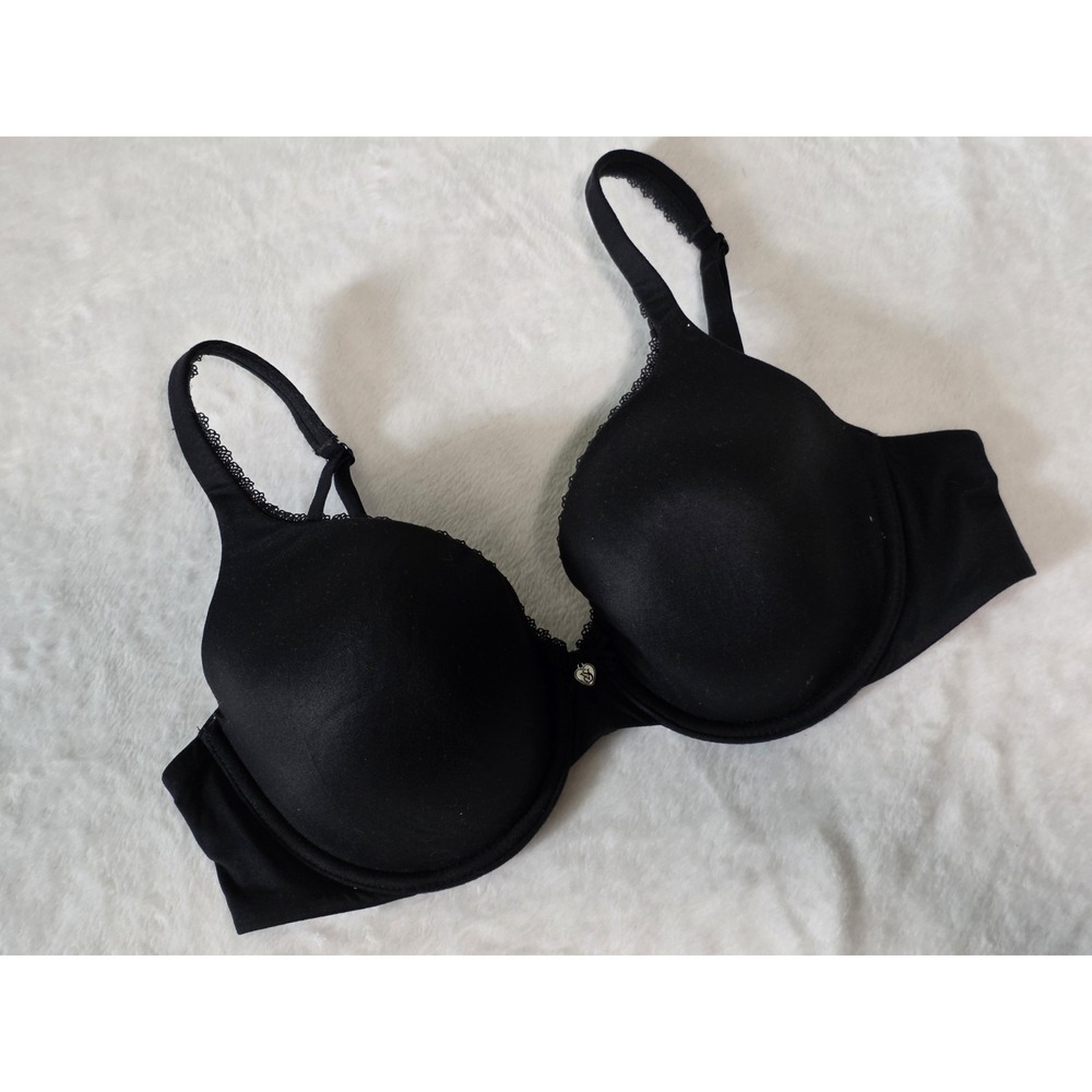 victoria's secret womens 36c black body by victoria lined perfect coverage lace